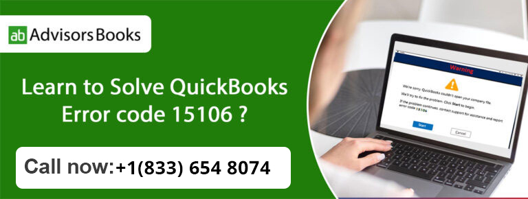 Tips to solve QuickBooks Error code 15106