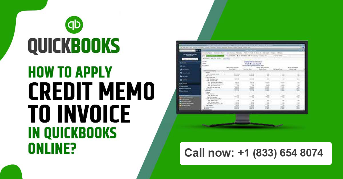 How to apply credit memo to invoice in QuickBooks Online?