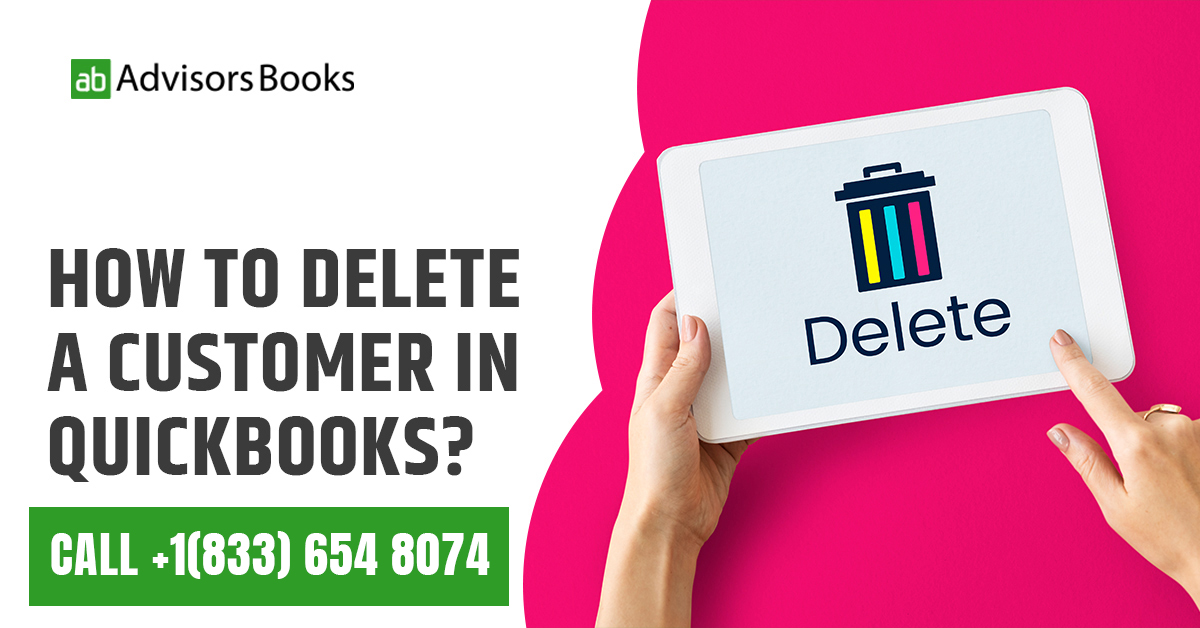How to delete a customer in QuickBooks?