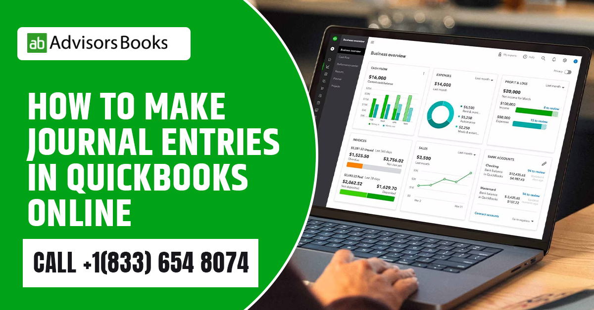 How to make journal entries in QuickBooks Online